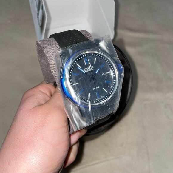 Citizen Eco-Drive Watch with Chrome Finish  | Sz OS, NWT - Picture 4 of 5